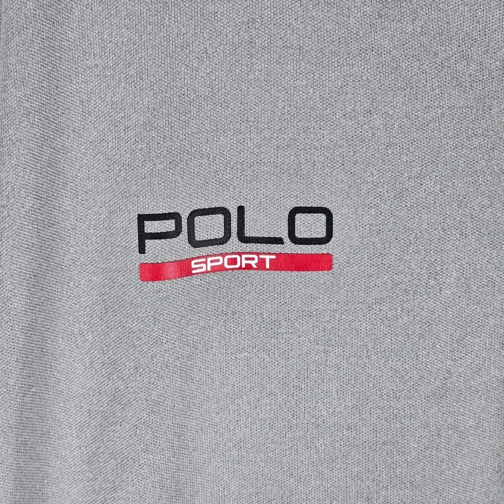 Polo Sport Ralph‎ Lauren Jacket Mens Large Gray Performance Mock Neck Full Zip